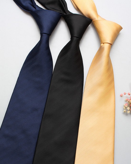 Men's Polyester Jacquard Business Ties: Solid Color Floral Casual High-End Ties (Factory Direct) Men's Polyester Jacquard Business Ties: Solid Color Floral Casual High-End Ties (Factory Direct)