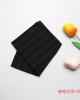 Solid cotton jacquard striped handkerchiefs in stock, Shengzhou manufacturers, wholesale men's pocket squares
