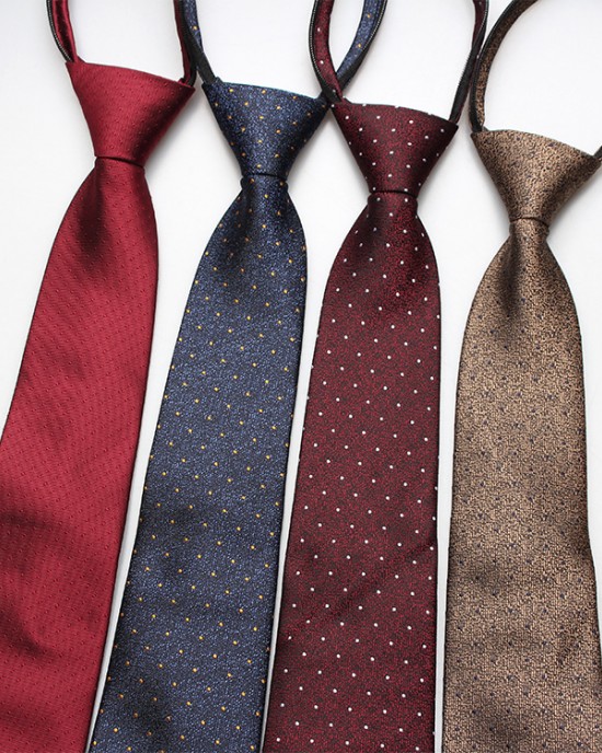 Hot-selling 8cm formal business tie, men's zippered lazy tie, small flower and cashew pattern, various colors Hot-selling 8cm formal business tie, men's zippered lazy tie, small flower and cashew pattern, various colors