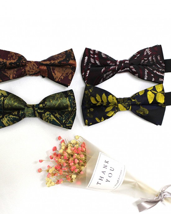 Shengzhou manufacturers supply men's bow ties with animal and floral designs for business and fashionable formal shirts and suit accessories, wholesale bow ties Shengzhou manufacturers supply men's bow ties with animal and floral designs for business and fashionable formal shirts and suit accessories, wholesale bow ties