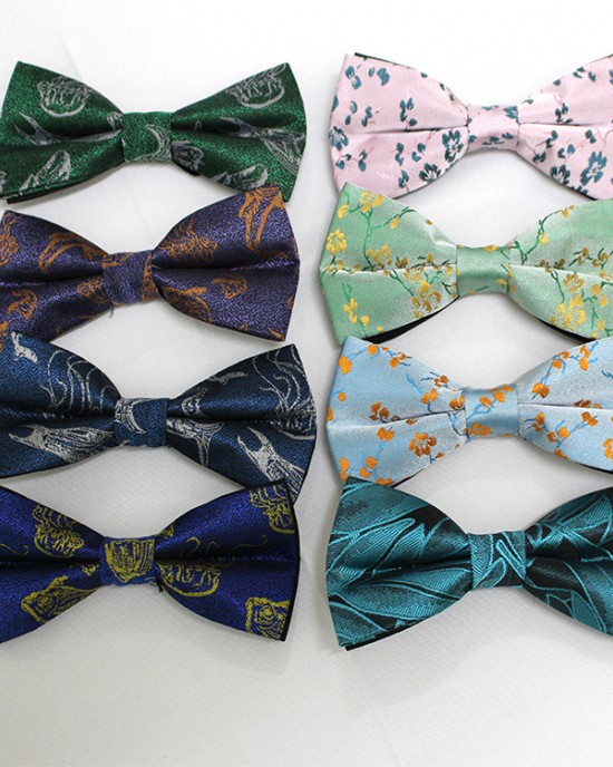 Shengzhou manufacturers supply men's bow ties with animal and floral designs for business and fashionable formal shirts and suit accessories, wholesale bow ties Shengzhou manufacturers supply men's bow ties with animal and floral designs for business and fashionable formal shirts and suit accessories, wholesale bow ties