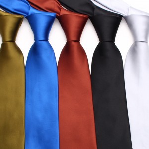 Solid color ties in stock. New business casual men's ties and suit accessories, 8cm hand-tied solid color tie manufacturer.