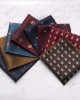 Source Manufacturer Pocket Squares for Men, Polyester Suit Chest Handkerchiefs, Multi-Colored Striped Handkerchiefs, Wholesale