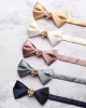 Factory wholesale men's formal bow ties, stylish Korean-style bow ties for groomsmen and wedding bows. Factory wholesale men's formal bow ties, stylish Korean-style bow ties for groomsmen and wedding bows.