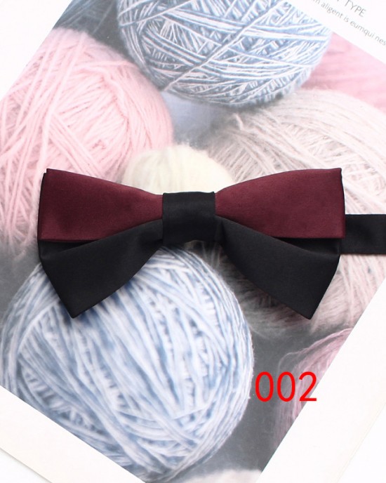 Lei'er new double-layered Korean-style men's bow tie, jacquard double-layered bow tie, in stock, wholesale Lei'er new double-layered Korean-style men's bow tie, jacquard double-layered bow tie, in stock, wholesale