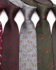 Leier, in stock, burgundy striped tie, men's groomsmen wedding tie, yarn-dyed polyester business tie Leier, in stock, burgundy striped tie, men's groomsmen wedding tie, yarn-dyed polyester business tie