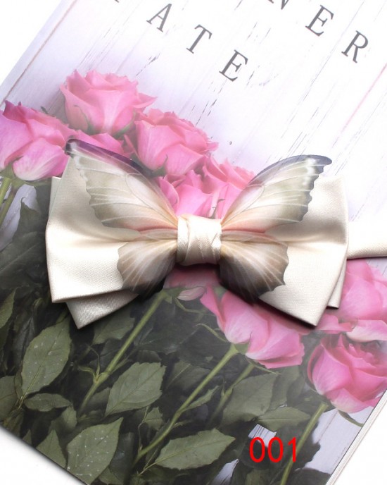 Personalized, trendy bow ties for men and women, solid-color party shirts, suit accessories, and bow ties, available for wholesale.