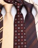 Lei'er brown ties, men's fashionable business polyester hand-tied ties, manufacturer wholesale, in a variety of colors Lei'er brown ties, men's fashionable business polyester hand-tied ties, manufacturer wholesale, in a variety of colors