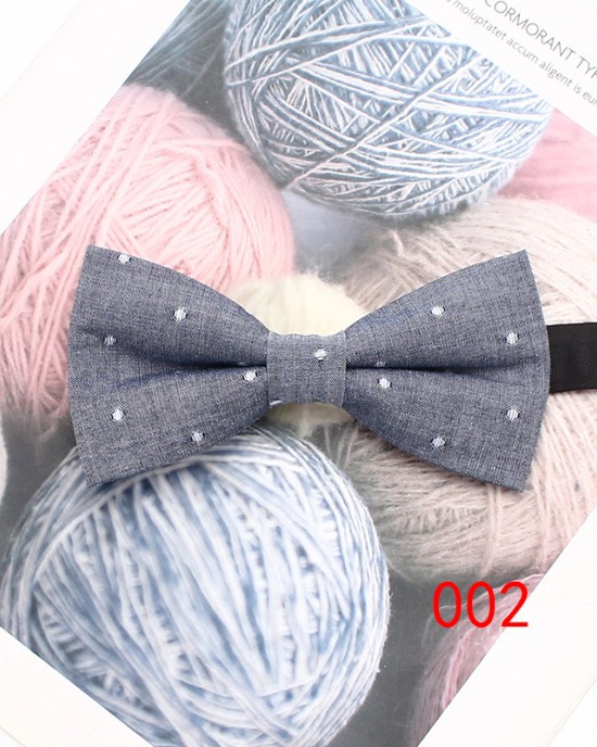 Leier striped cotton bow ties, simple and stylish bow ties, men's casual bow ties, bow flowers, manufacturer Leier striped cotton bow ties, simple and stylish bow ties, men's casual bow ties, bow flowers, manufacturer