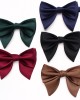 Men's bow tie tuxedos, large horn bow ties, solid color, male groomsmen's pointed bow ties, banquet performance bow ties Men's bow tie tuxedos, large horn bow ties, solid color, male groomsmen's pointed bow ties, banquet performance bow ties