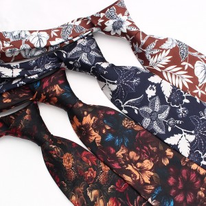 Lei'er men's ties, casual banquet and performance ties, floral patterned ties, personalized 9cm ties, manufacturer.