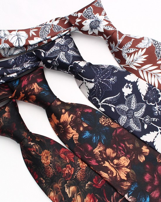 Lei'er men's ties, casual banquet and performance ties, floral patterned ties, personalized 9cm ties, manufacturer.