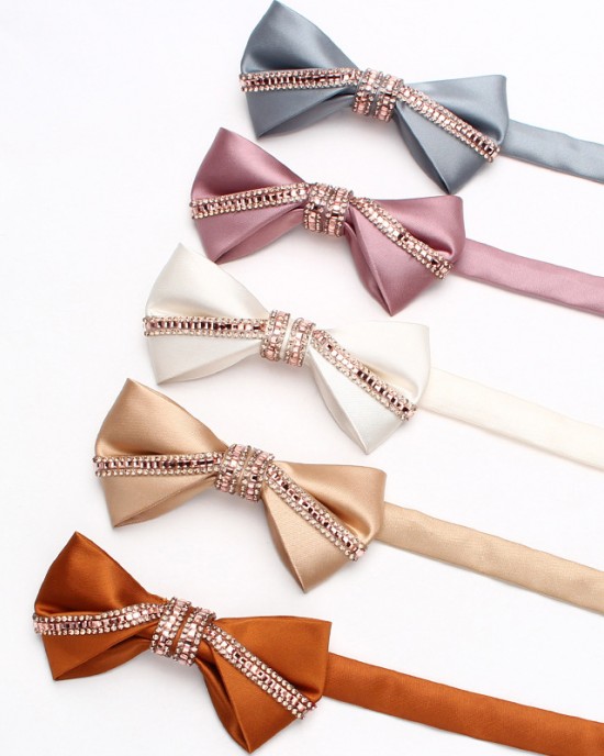Golden bow ties, men's diamond bow ties, stylish Korean-style bow ties for groomsmen and groomsmen, wholesale Golden bow ties, men's diamond bow ties, stylish Korean-style bow ties for groomsmen and groomsmen, wholesale