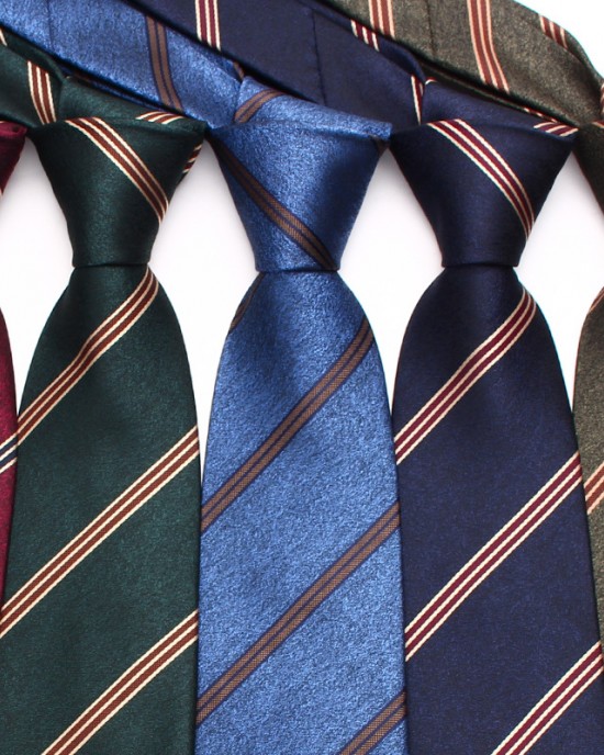 Leier, in stock, 8cm business formal polyester tie, striped series tie, men's wedding casual tie manufacturer