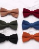 Leier in stock solid-color bow ties for men, knitted cotton bow ties for banquets and performances, and personalized bow ties for shirts and formal wear Leier in stock solid-color bow ties for men, knitted cotton bow ties for banquets and performances, and personalized bow ties for shirts and formal wear