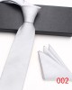 Leier wholesale new polyester silk two-piece tie and square set, men's business and fashionable tie sets.
