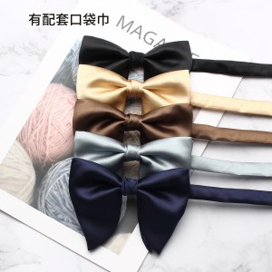 Men's bow ties, Korean-style casual bow oxtail bow ties for tuxedos. Groom and groomsmen's suits, shirts, and bow ties
