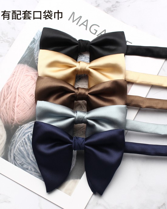 Men's bow ties, Korean-style casual bow oxtail bow ties for tuxedos. Groom and groomsmen's suits, shirts, and bow ties
