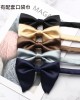 Men's bow ties, Korean-style casual bow oxtail bow ties for tuxedos. Groom and groomsmen's suits, shirts, and bow ties