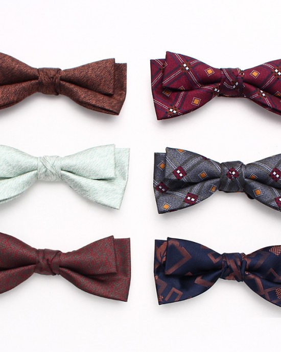 Lei'er men's floral casual bow ties, fashionable new paisley flower bow ties, personalized bow tie manufacturers for men and women Lei'er men's floral casual bow ties, fashionable new paisley flower bow ties, personalized bow tie manufacturers for men and women