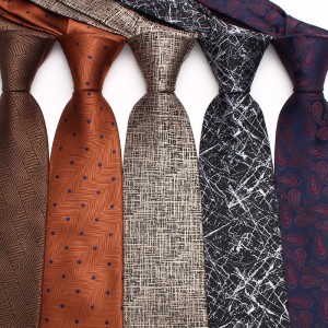 Leier, in stock, burgundy striped tie, men's groomsmen wedding tie, yarn-dyed polyester business tie