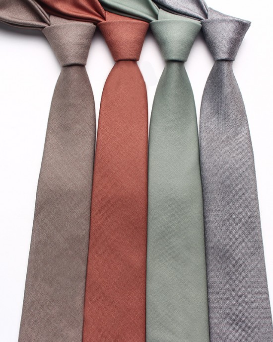 New 6cm formal business men's ties, professional groom's solid color hand-tied ties for weddings, suit accessories New 6cm formal business men's ties, professional groom's solid color hand-tied ties for weddings, suit accessories
