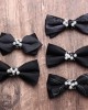 In-Stock Black Bow Ties for Men, Groomsmen, Wedding Suits, Wedding Photography, Personalized Fashion Pearl Accessories, Bow Ties In-Stock Black Bow Ties for Men, Groomsmen, Wedding Suits, Wedding Photography, Personalized Fashion Pearl Accessories, Bow Ties