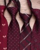 Lei'er lazy zipper tie, men's casual wedding tie, burgundy, easy-pull tie, factory in stock and wholesale. Lei'er lazy zipper tie, men's casual wedding tie, burgundy, easy-pull tie, factory in stock and wholesale.