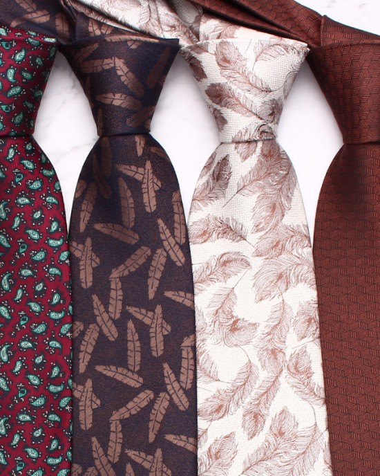 Lei'er burgundy men's tie, vintage groom wedding tie, yarn-dyed polyester silk business tie manufacturers in stock Lei'er burgundy men's tie, vintage groom wedding tie, yarn-dyed polyester silk business tie manufacturers in stock