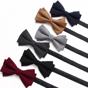 Leier men's bow ties, British striped business bow ties, Korean-style wedding shirt and suit tie accessories, manufacturer