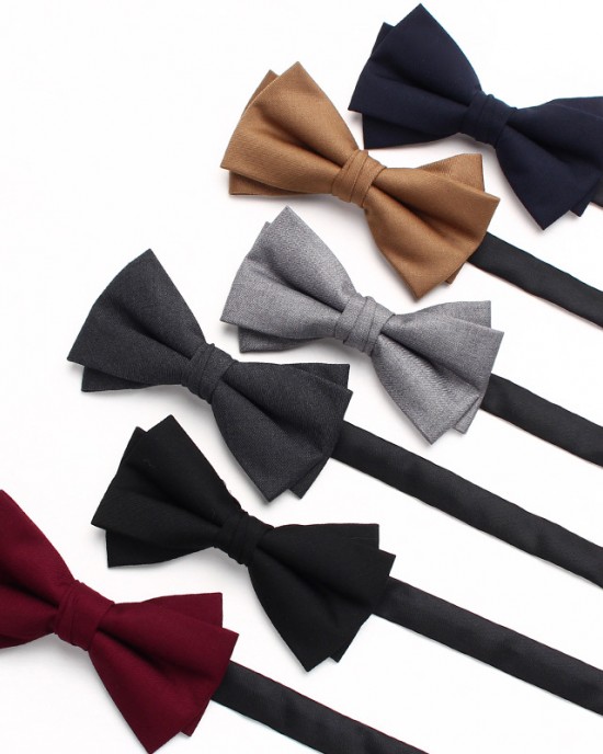 Leier men's bow ties, British striped business bow ties, Korean-style wedding shirt and suit tie accessories, manufacturer Leier men's bow ties, British striped business bow ties, Korean-style wedding shirt and suit tie accessories, manufacturer