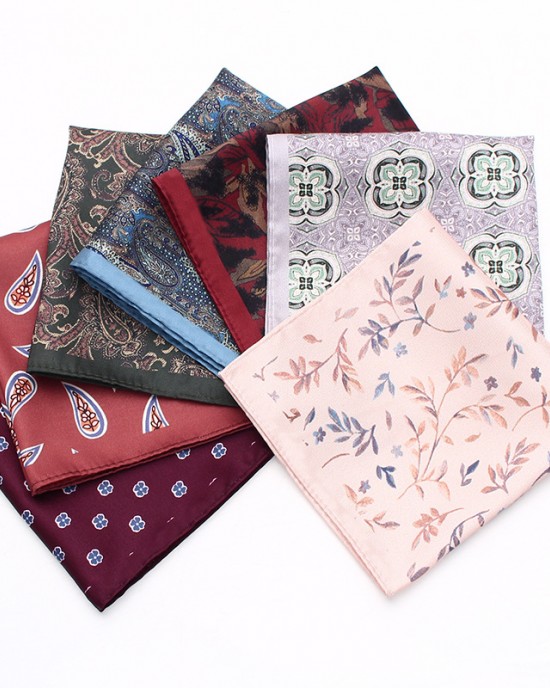 Men's formal business wedding suit pocket squares, patterned chest scarves, handkerchiefs, small party squares, suit accessories in stock. Men's formal business wedding suit pocket squares, patterned chest scarves, handkerchiefs, small party squares, suit accessories in stock.