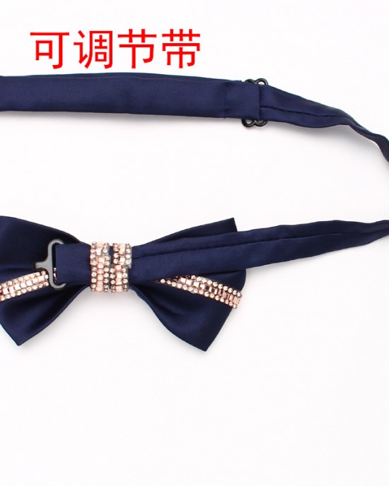 Golden bow ties, men's diamond bow ties, stylish Korean-style bow ties for groomsmen and groomsmen, wholesale Golden bow ties, men's diamond bow ties, stylish Korean-style bow ties for groomsmen and groomsmen, wholesale
