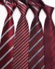Wine-red vintage men's groom and groomsmen wedding ties, yarn-dyed polyester business ties, wholesale. Wine-red vintage men's groom and groomsmen wedding ties, yarn-dyed polyester business ties, wholesale.