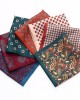 Lei'er pocket squares for men, polyester suit and dress chest scarves, multi-colored geometric handkerchiefs, from the original manufacturer.