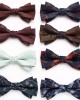 Lei'er cashew flower bow tie, Chinese-style bow tie for formal photography, fashionable maple leaf bow tie accessory manufacturer. Lei'er cashew flower bow tie, Chinese-style bow tie for formal photography, fashionable maple leaf bow tie accessory manufacturer.