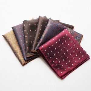 2025 new British retro pattern pocket square handkerchiefs, men's suit pocket squares, handkerchiefs, Korean-style dress chest scarves