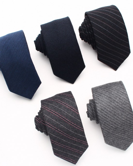 New wool ties in stock, men's striped plaid casual ties, groomsmen's suit and shirt accessories, tie manufacturers