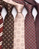 Lei'er brown ties, men's fashionable business polyester hand-tied ties, manufacturer wholesale, in a variety of colors Lei'er brown ties, men's fashionable business polyester hand-tied ties, manufacturer wholesale, in a variety of colors