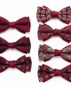 Leier, in stock, men's red wedding bow ties, tie flowers, casual bow ties for groomsmen, business bow ties Leier, in stock, men's red wedding bow ties, tie flowers, casual bow ties for groomsmen, business bow ties
