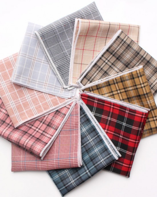 Cotton business formal suit pocket squares, men's plaid chest scarves, and small party handkerchiefs, available for wholesale. Cotton business formal suit pocket squares, men's plaid chest scarves, and small party handkerchiefs, available for wholesale.
