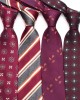 Lei'er manufacturer's ready-to-stock 8cm burgundy men's ties, formal business groom's wedding ties in stock.