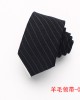 New wool ties in stock, men's striped plaid casual ties, groomsmen's suit and shirt accessories, tie manufacturers