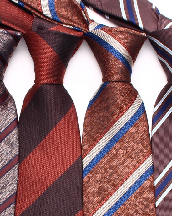 Lei'er new brown tie, 8cm men's business fashion polyester hand-tied tie in multiple colors. Lei'er new brown tie, 8cm men's business fashion polyester hand-tied tie in multiple colors.