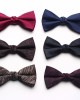 New Yarn-Dyed Jacquard Men's Bow Ties, Business Fashion Polyester Silk Groom & Groomsmen Wedding Bow Ties, Wholesale & In Stock New Yarn-Dyed Jacquard Men's Bow Ties, Business Fashion Polyester Silk Groom & Groomsmen Wedding Bow Ties, Wholesale & In Stock