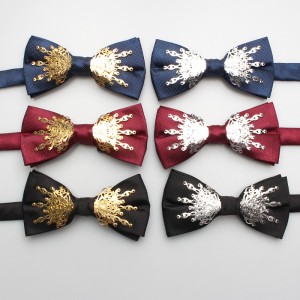Men's Korean-style sequined casual bow ties, groomsmen and groom wedding bow ties, tie ties, formal business bow ties, manufacturer in stock
