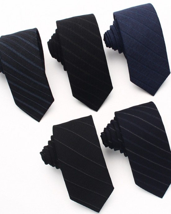 Lei'er business striped wool jacquard tie, 5.5cm men's tie, groom's and groomsmen's suit tie, in stock. Lei'er business striped wool jacquard tie, 5.5cm men's tie, groom's and groomsmen's suit tie, in stock.