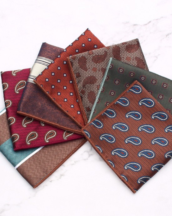 Men's suit, cashew flower pocket square, banquet, wedding photography, formal dress chest scarf, small square handkerchief, shirt pocket square. Men's suit, cashew flower pocket square, banquet, wedding photography, formal dress chest scarf, small square handkerchief, shirt pocket square.