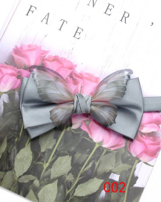 Personalized, trendy bow ties for men and women, solid-color party shirts, suit accessories, and bow ties, available for wholesale.