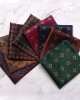 Source Manufacturer Pocket Squares for Men, Polyester Suit Chest Handkerchiefs, Multi-Colored Striped Handkerchiefs, Wholesale